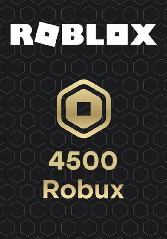 Roblox Gift Card 4500 Robux (PC)