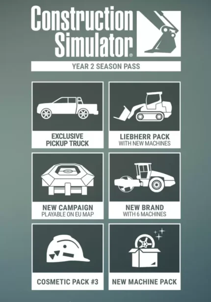 Игра Construction Simulator — Year 2 Season Pass (Steam; PC; Регион активации CIS without BY)