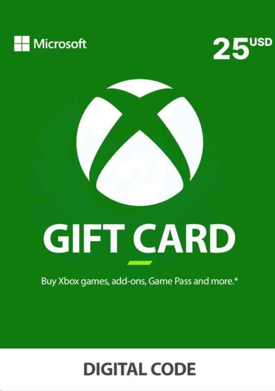 Xbox Live Gift Card 25 USD (US) (Xbox)