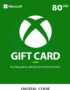 Xbox Live Gift Card 80 USD (US) (Xbox)