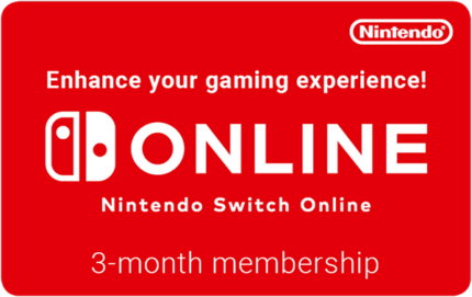 Игра Nintendo Switch Online Membership 3 Months (Nintendo eShop; Регион активации EU)